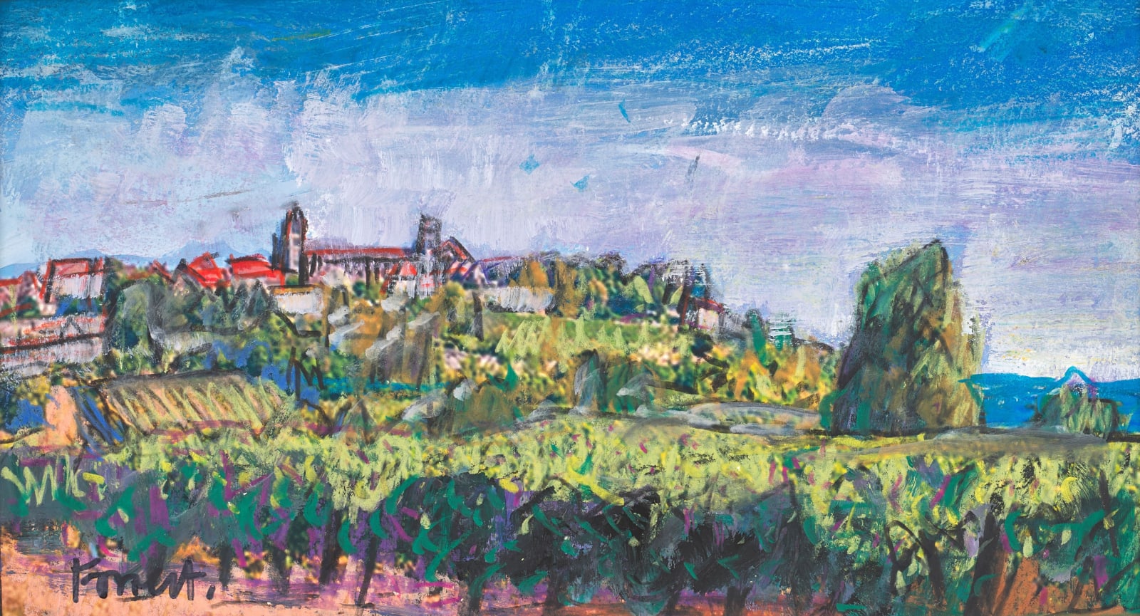 Archie Forrest, Vines, Burgundy