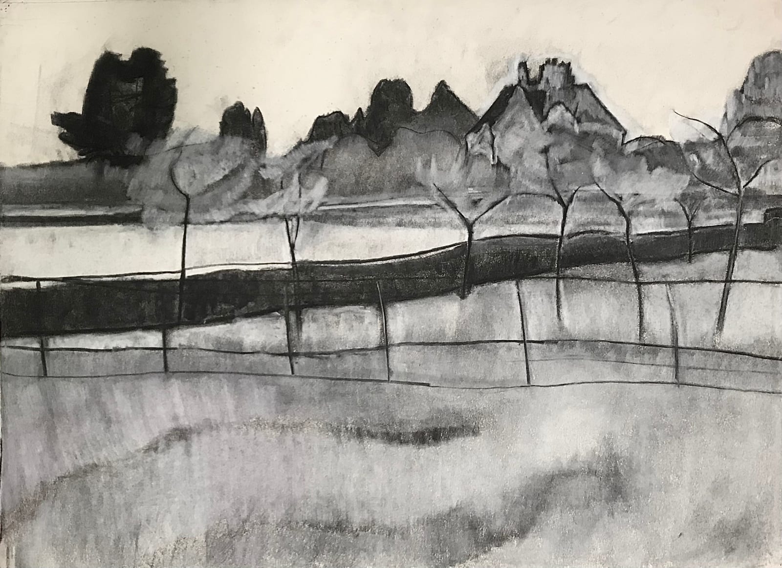 Dennis Creffield, Orchard, Charing Heath, 1954