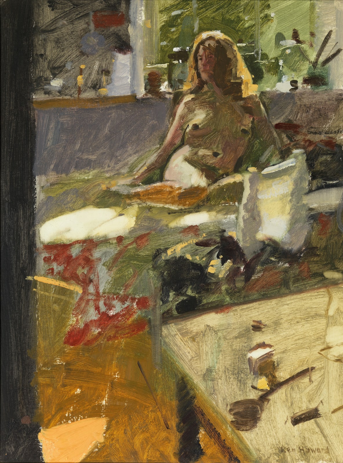 Ken Howard, Model in the Studio