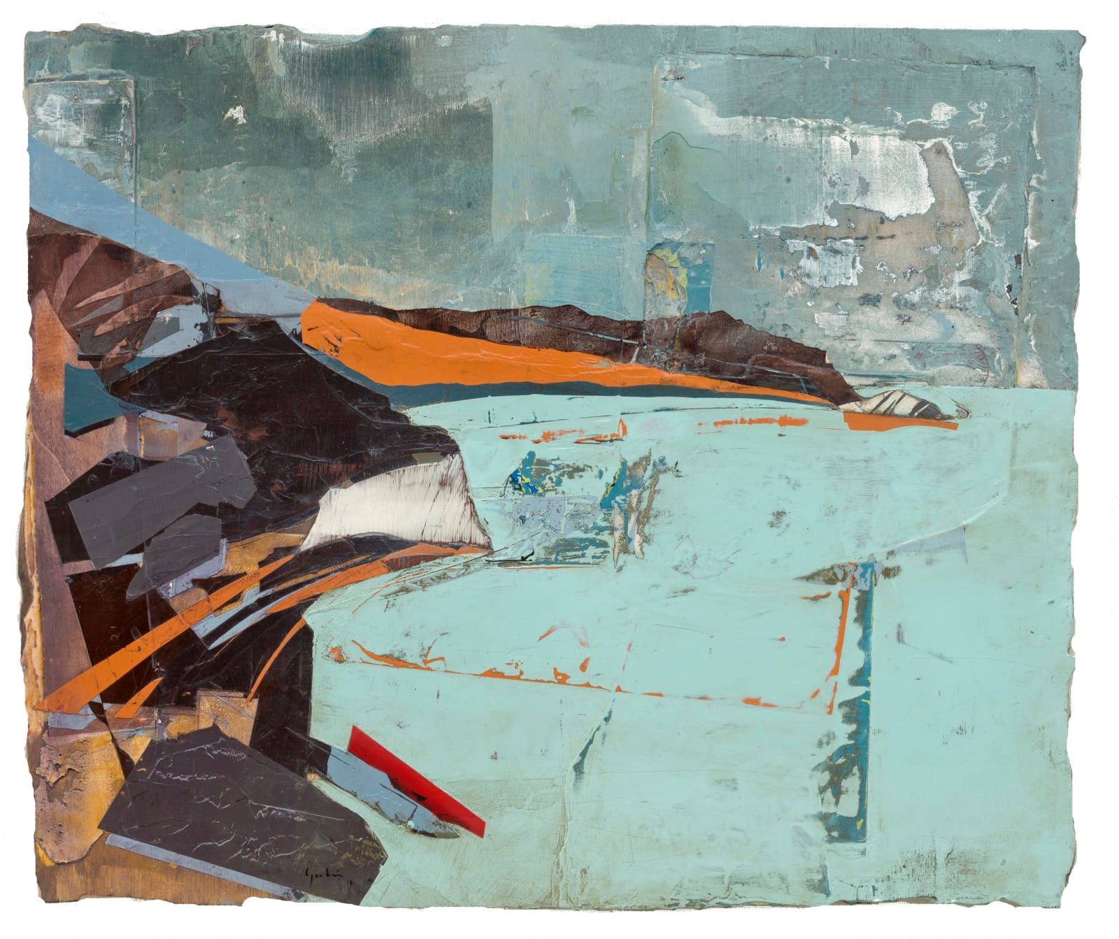 Jeremy Gardiner, Turquoise Sea, Arish Mell, Dorset, 2018
