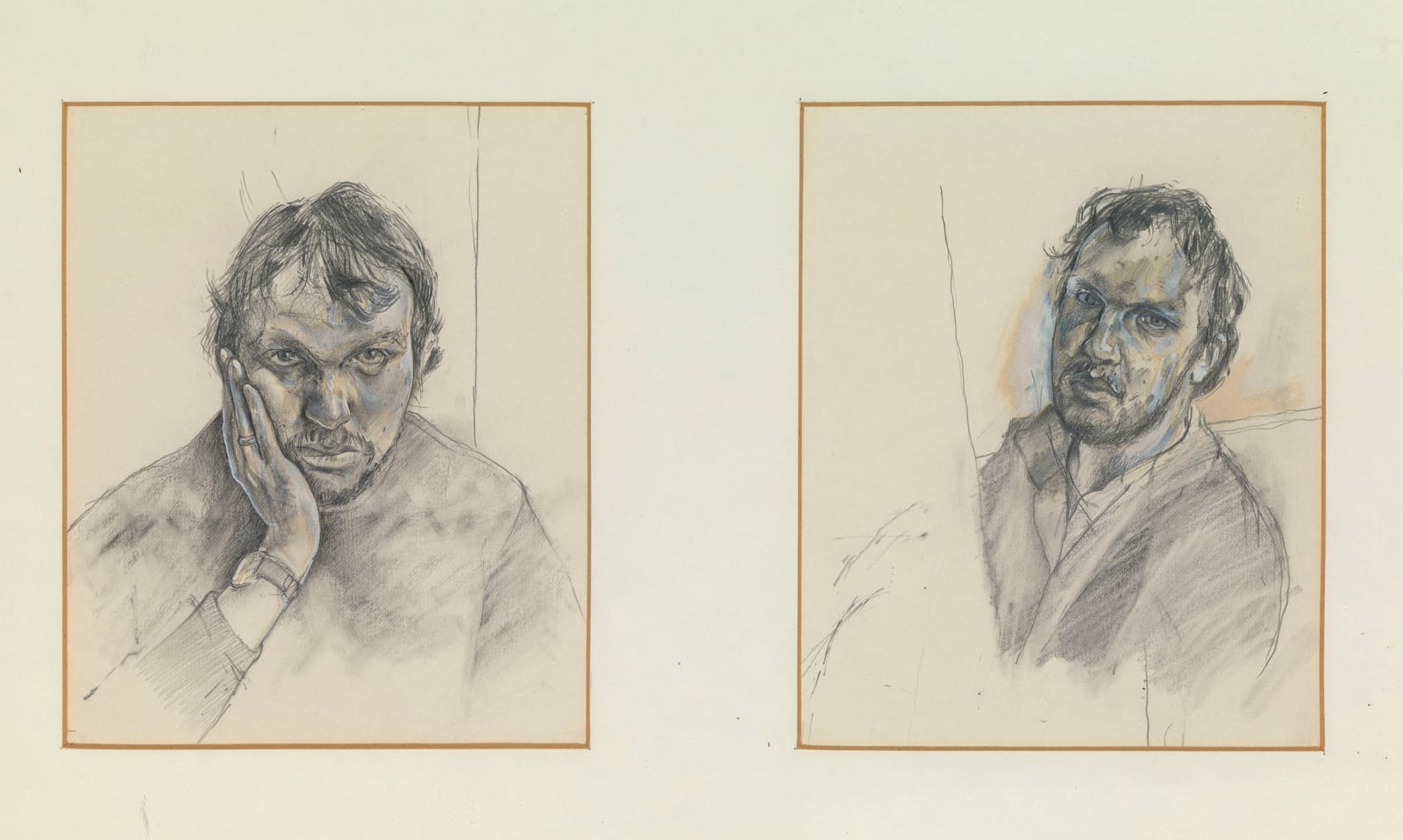 Tom Wood, Two Self Portraits, 1978