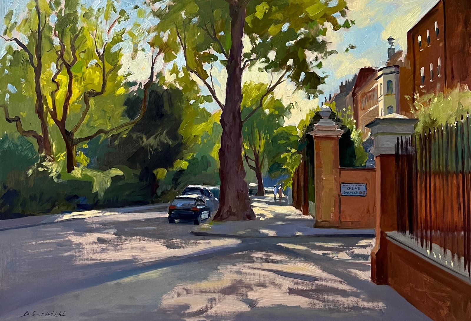 Daisy Sims Hilditch, Cheyne Walk, spring afternoon light
