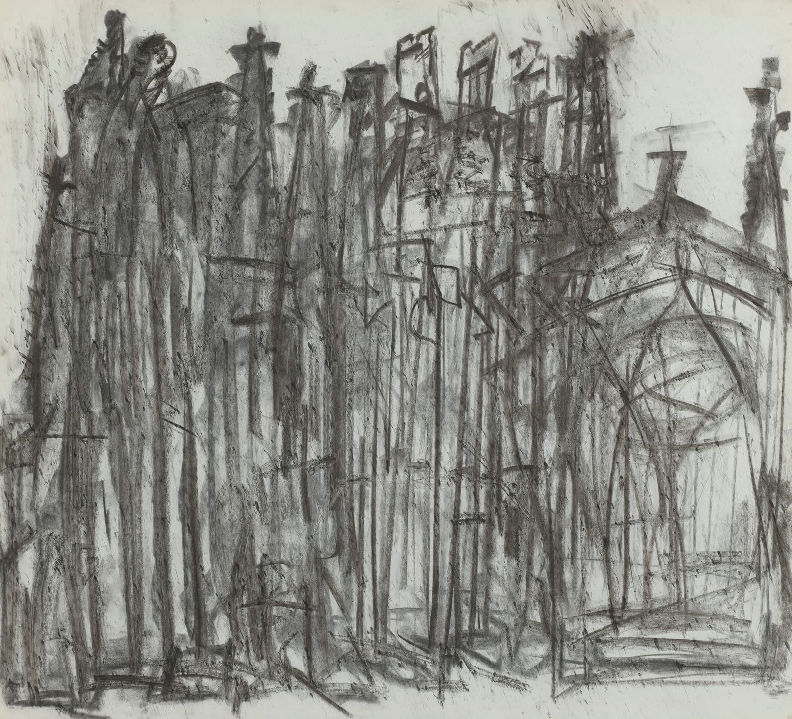 Dennis Creffield, Ely Cathedral from the East, 1989