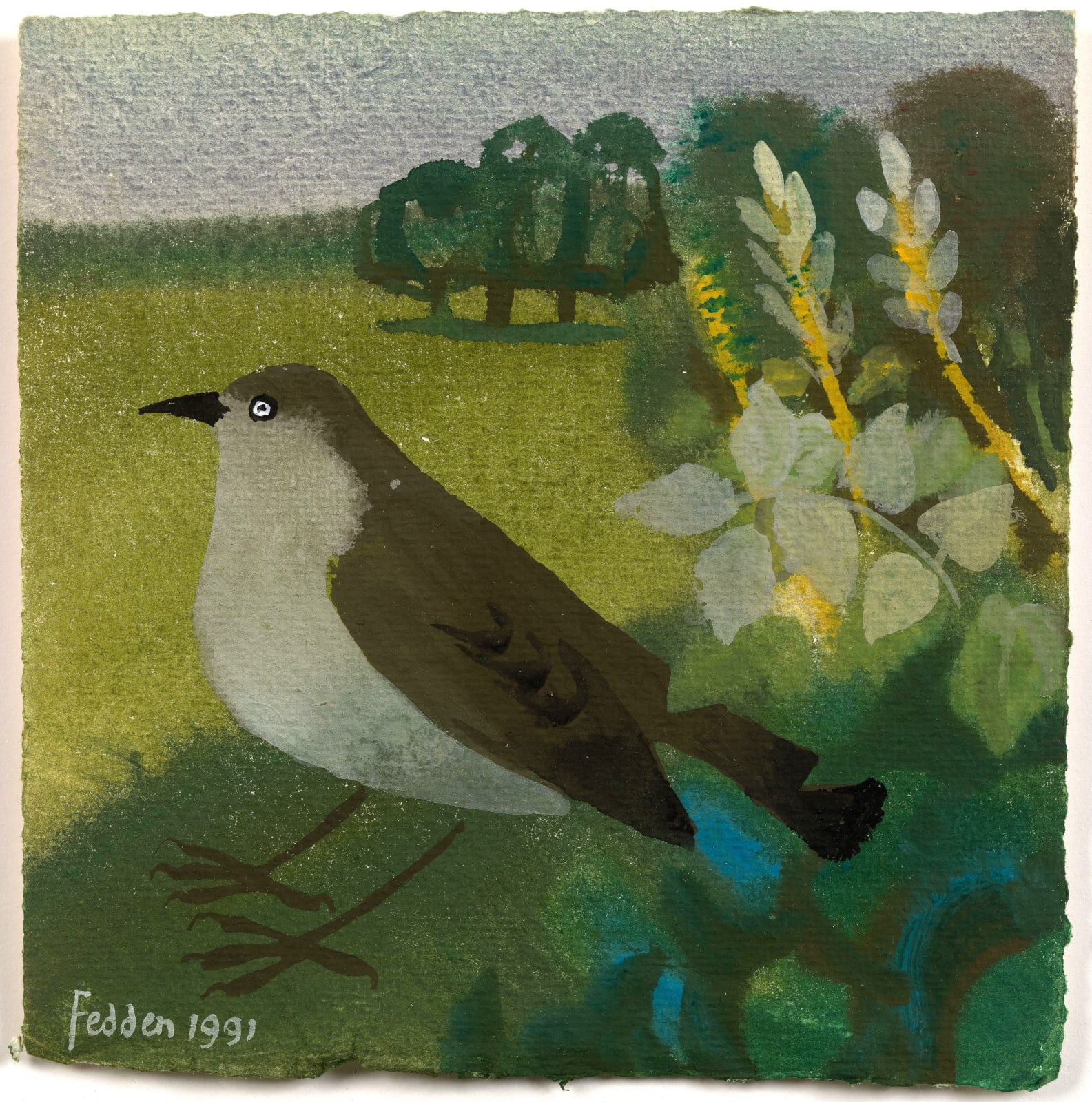 Mary Fedden, Garden Bird, 1991