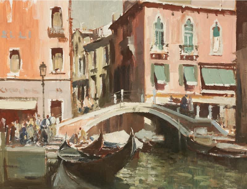 Edward Seago, A Canal in Venice