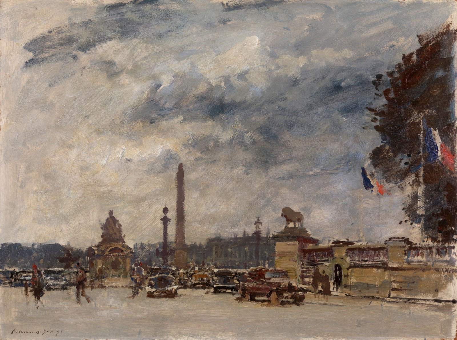 Edward Seago, Place de la Concorde