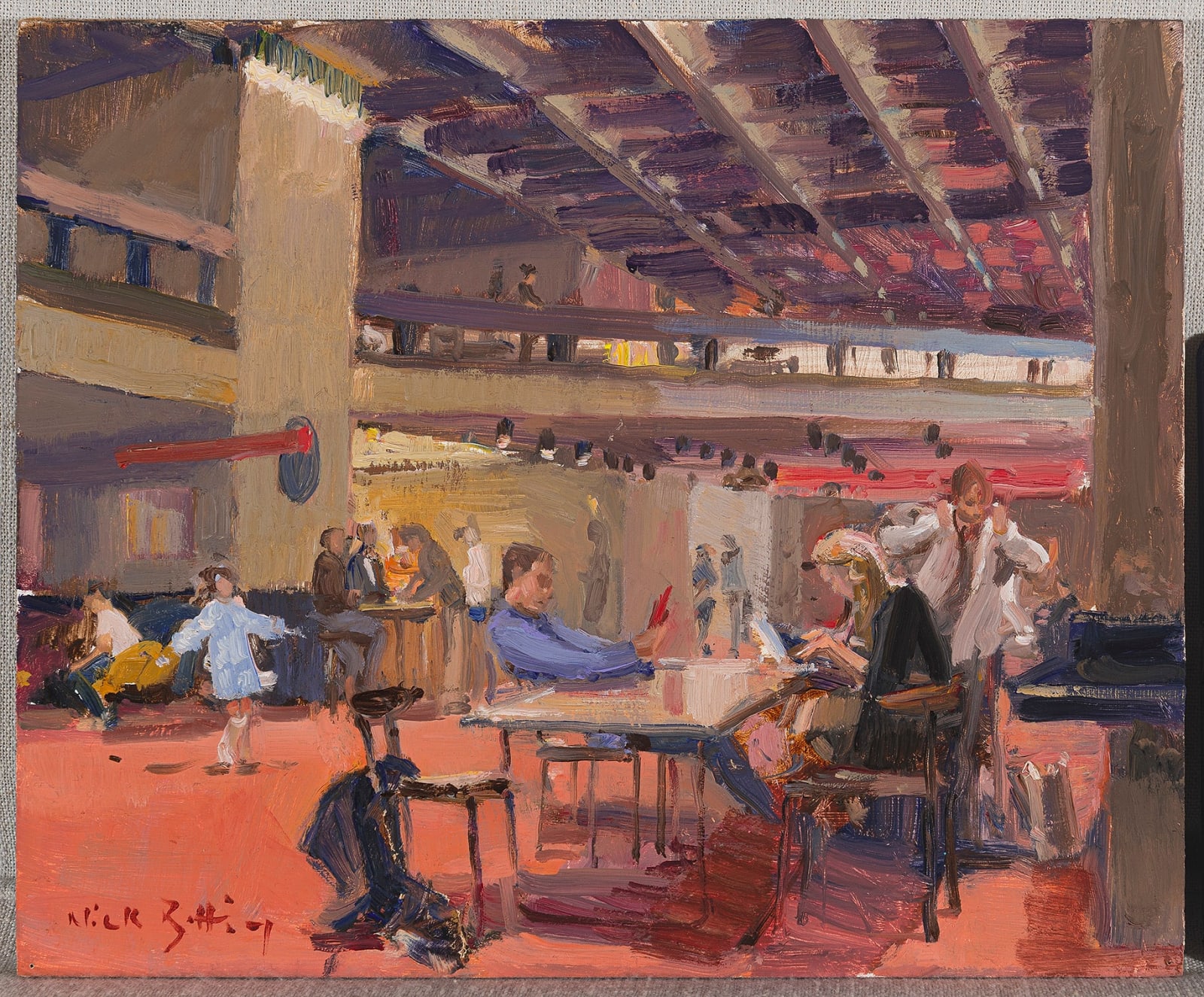 Nick Botting, Barbican interior, winter