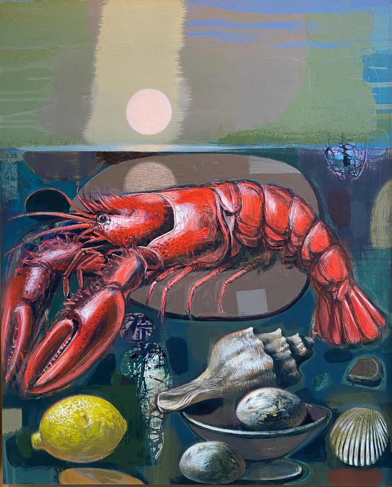 Tom Wood, Lobster and Shells, 2025