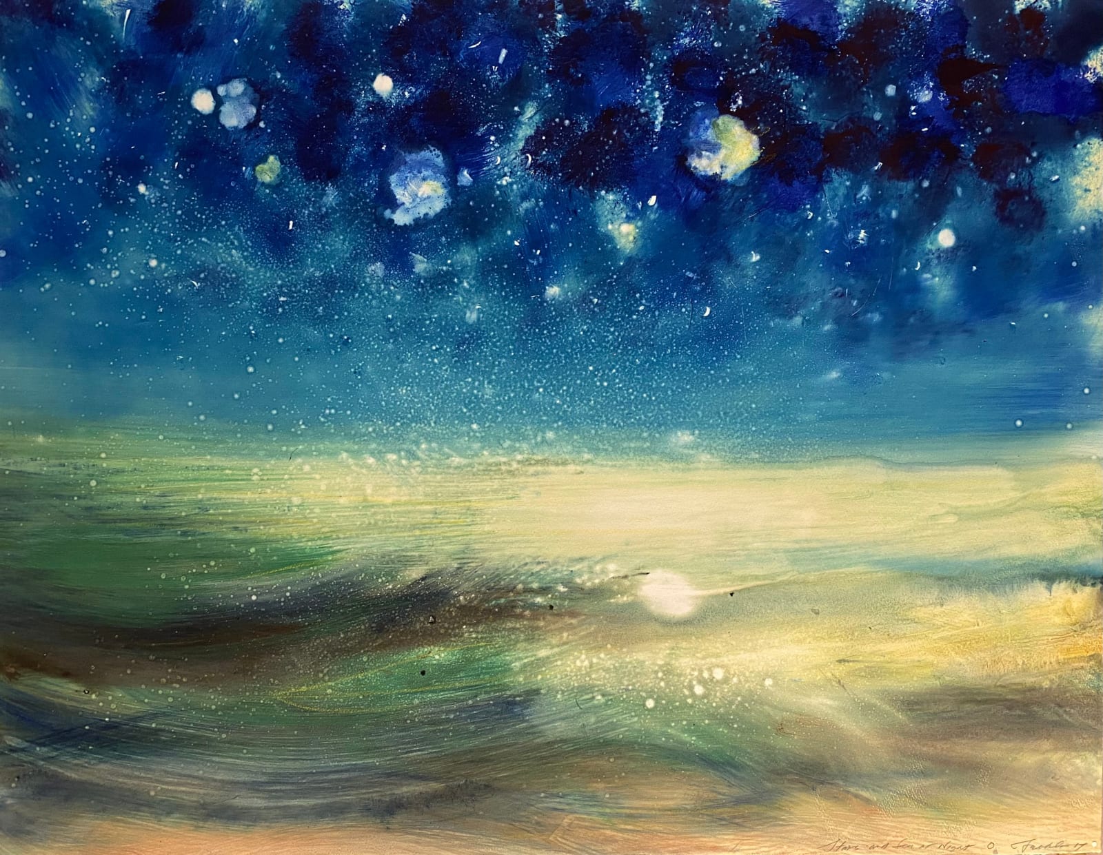 Bill Jacklin, Stars and Sea at Night O, 2017