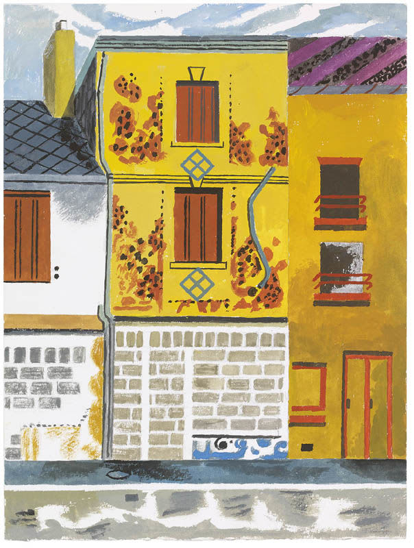 Roland Collins, Untitled (Town Houses, Dieppe)