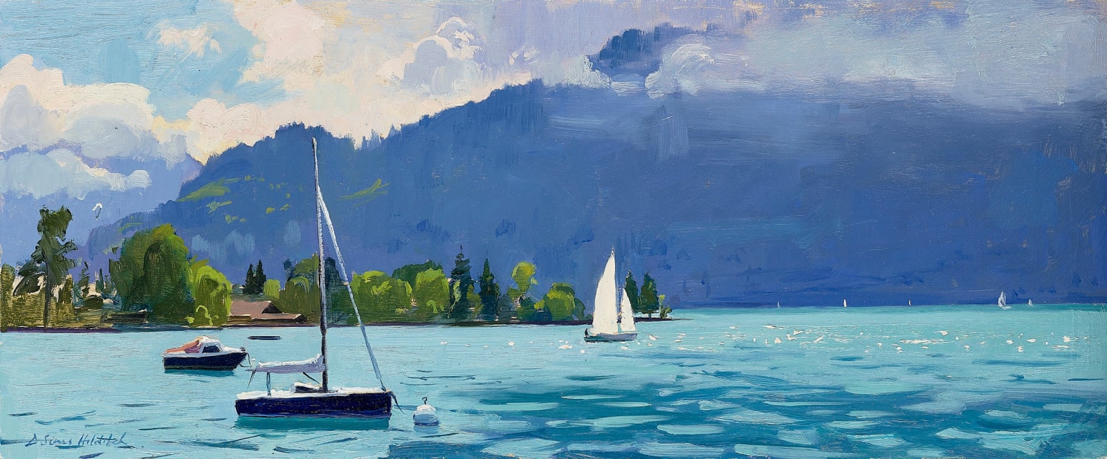 Daisy Sims Hilditch, The White Sail, Thunersee