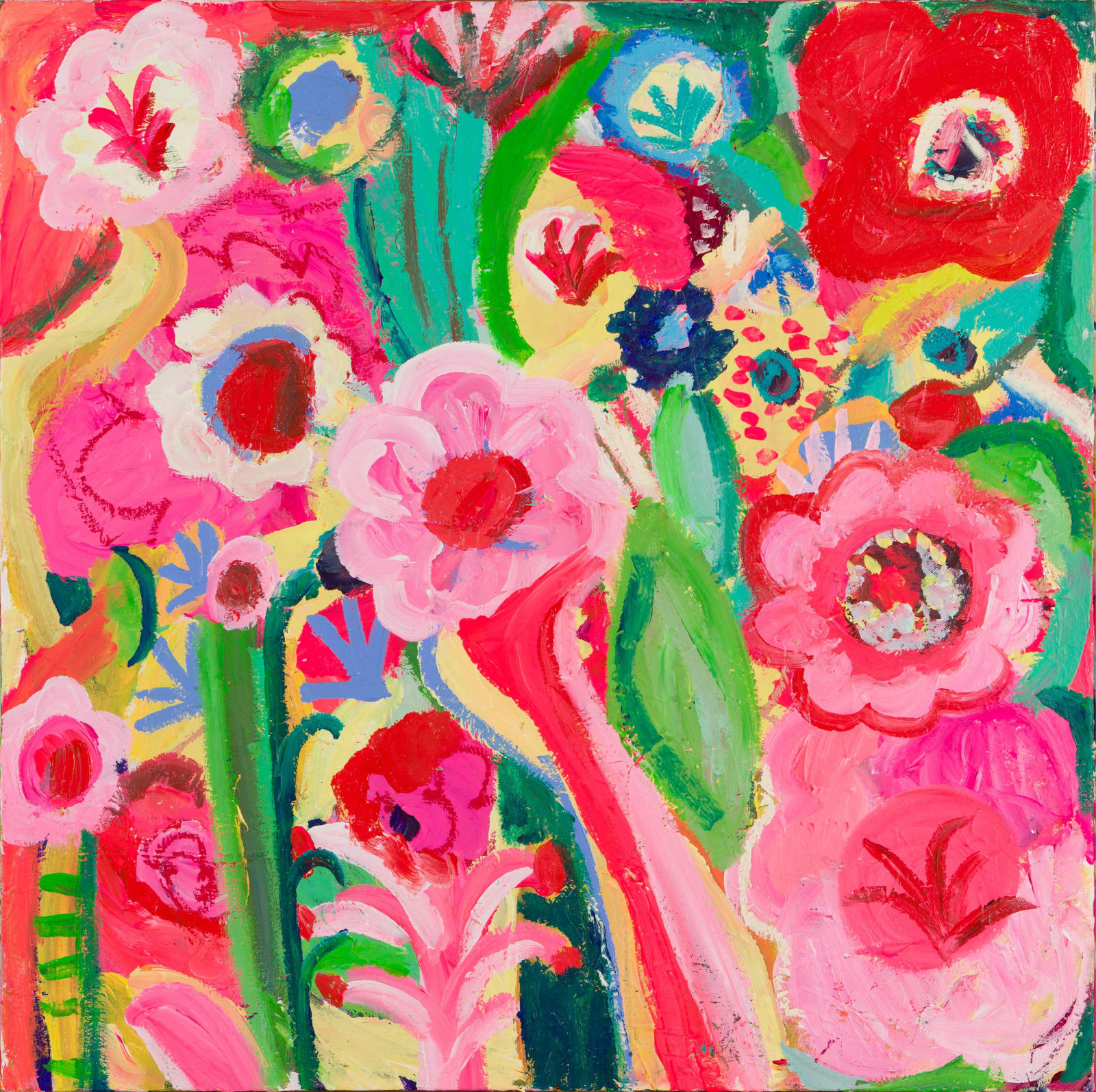 Emily Powell, 22. Red And Pink Flowers Together Forever, 2024