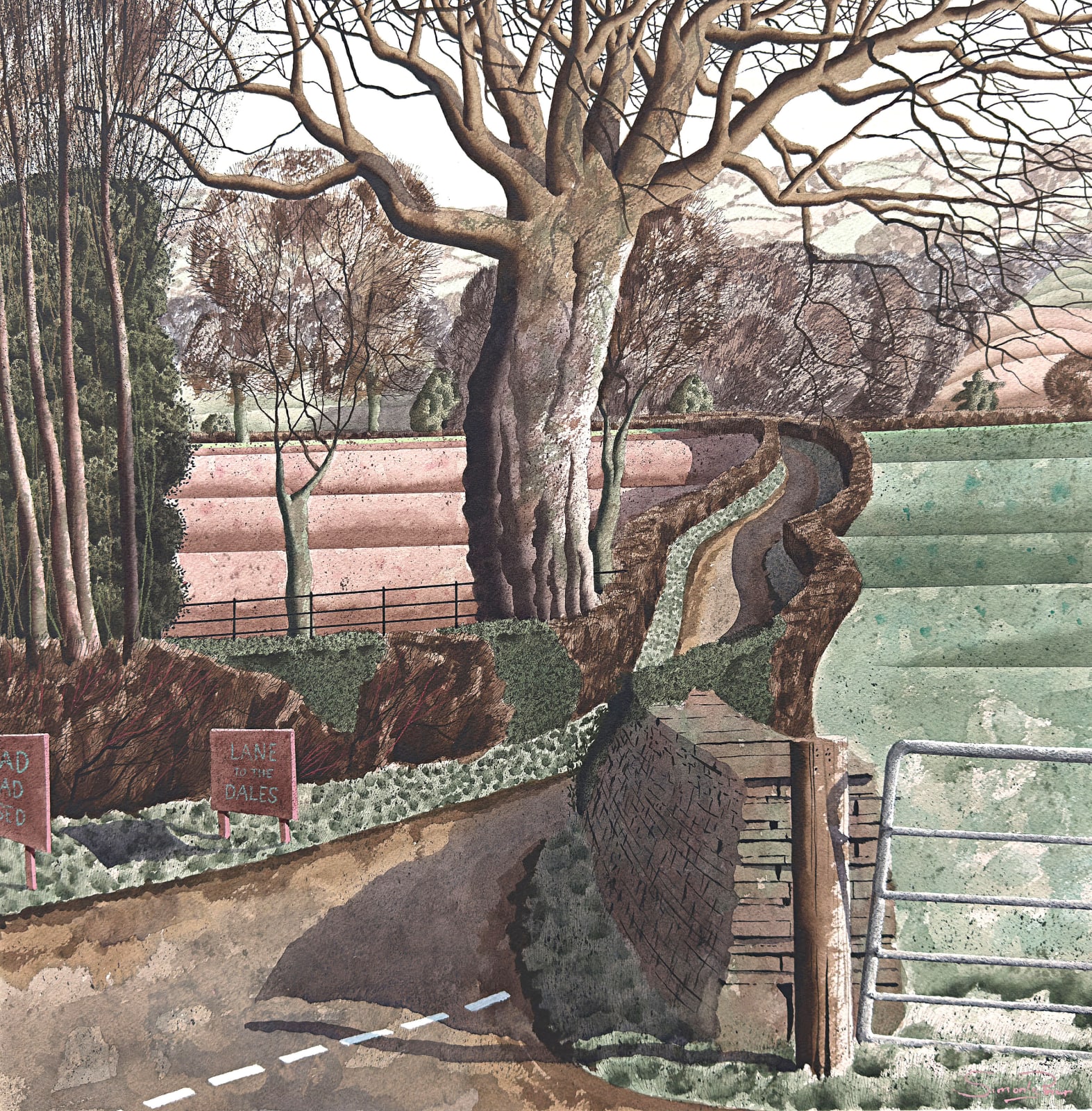 Simon Palmer, To Ulshaw Farm