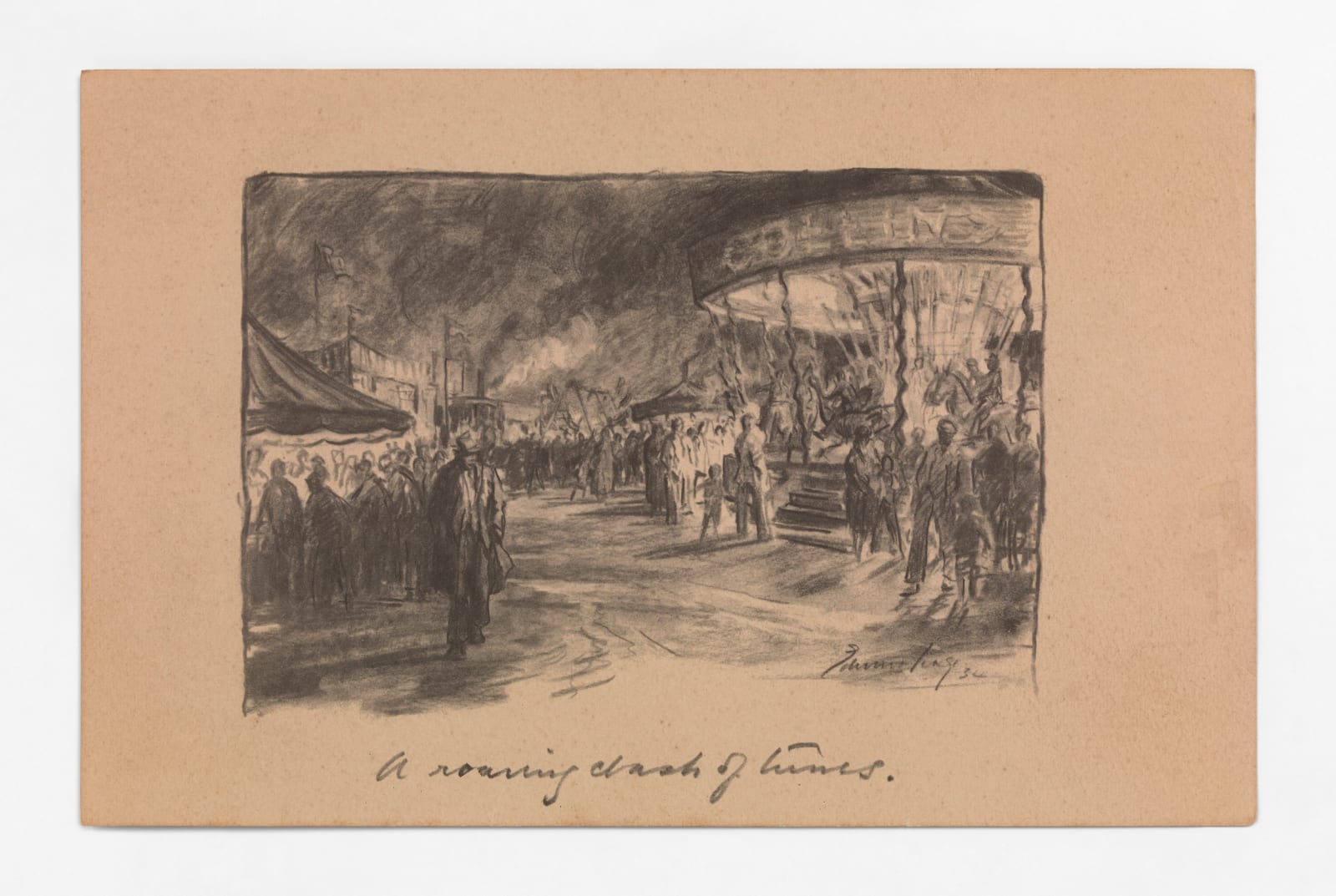 Edward Seago, A roaring clash of tunes, 1934