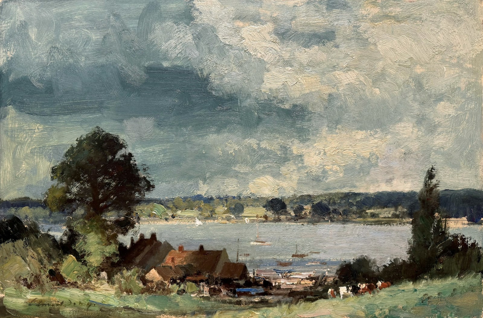 Edward Seago, A Suffolk Boatyard