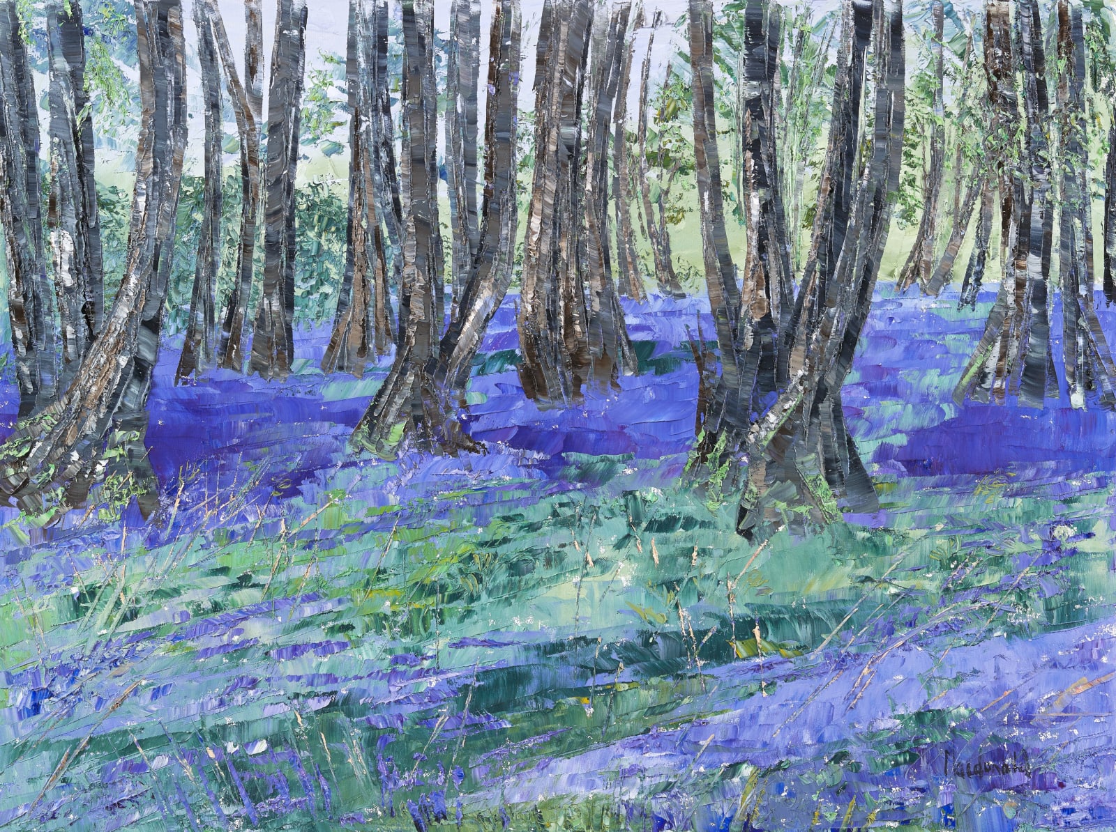 Frances Macdonald, Intensely Blue, Duntrune Wood