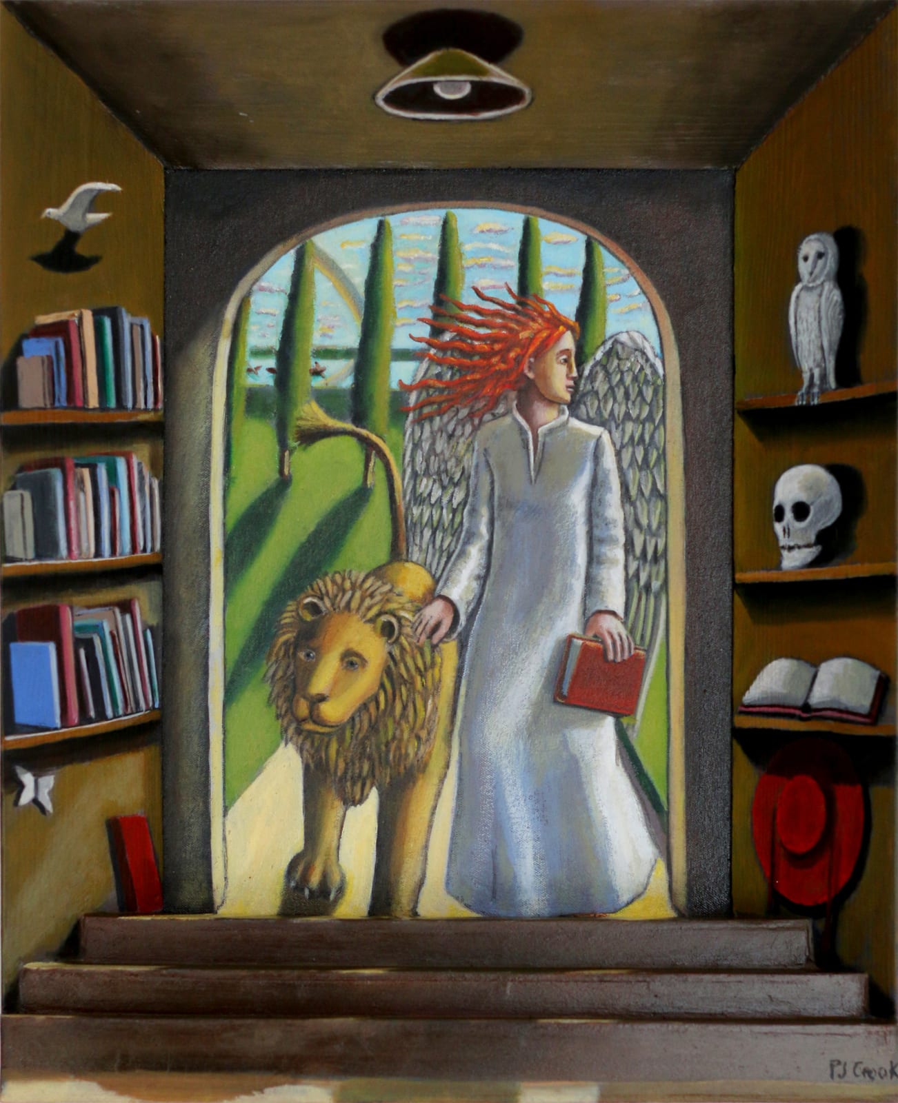 PJ Crook, Returning the Lion to the Library
