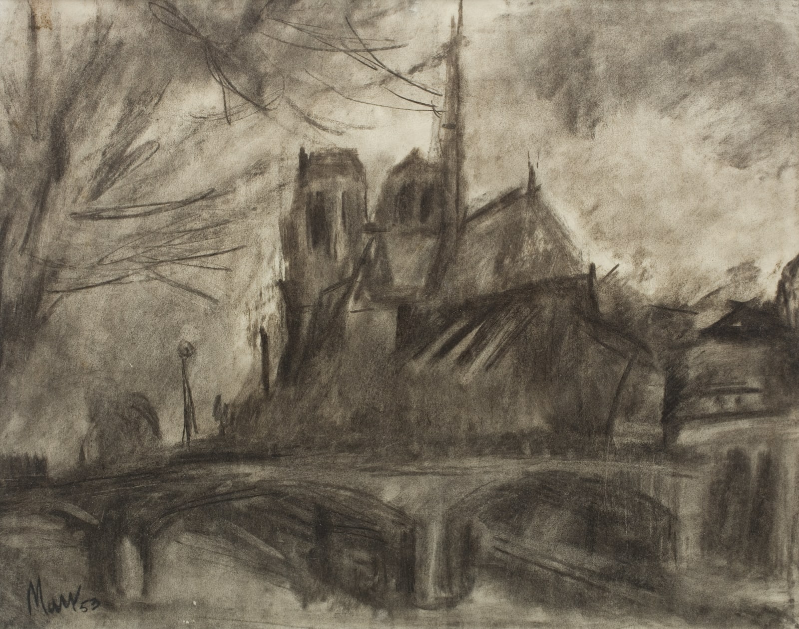 Leslie Marr, Notre Dame, 1953