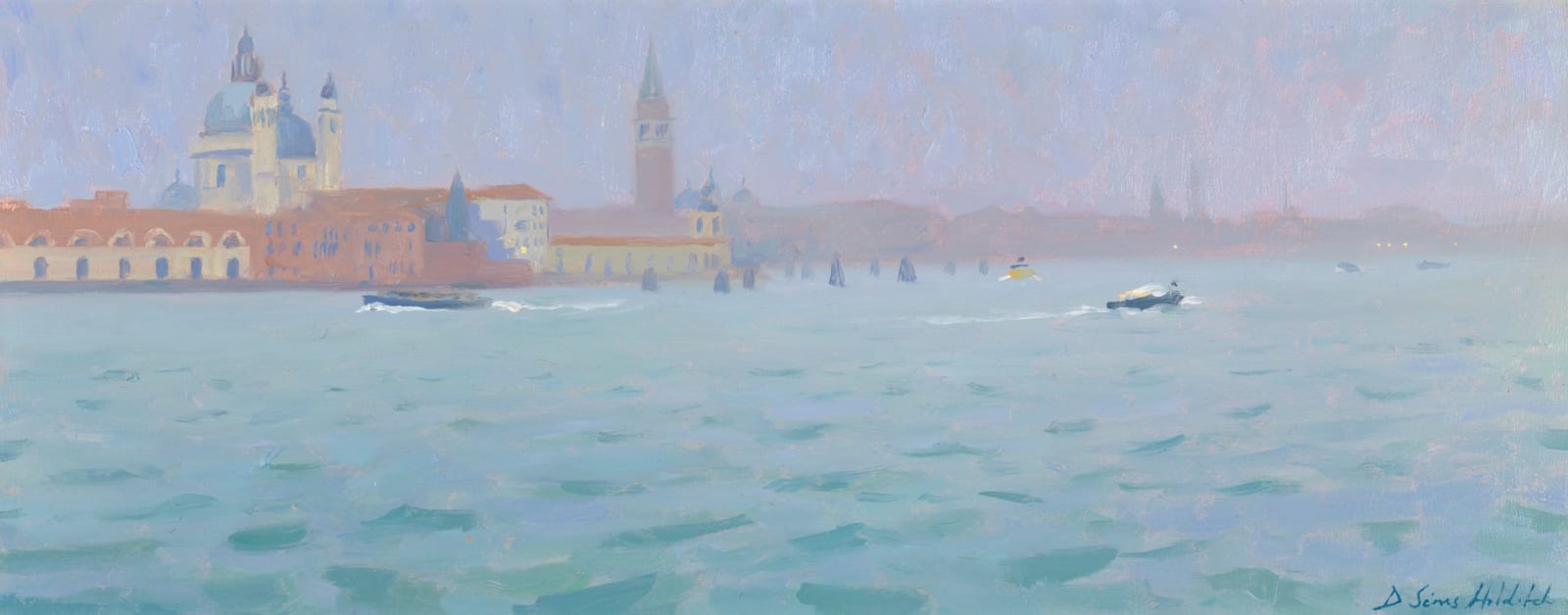 Daisy Sims Hilditch, San Marco in fog from the Giudecca, 2023