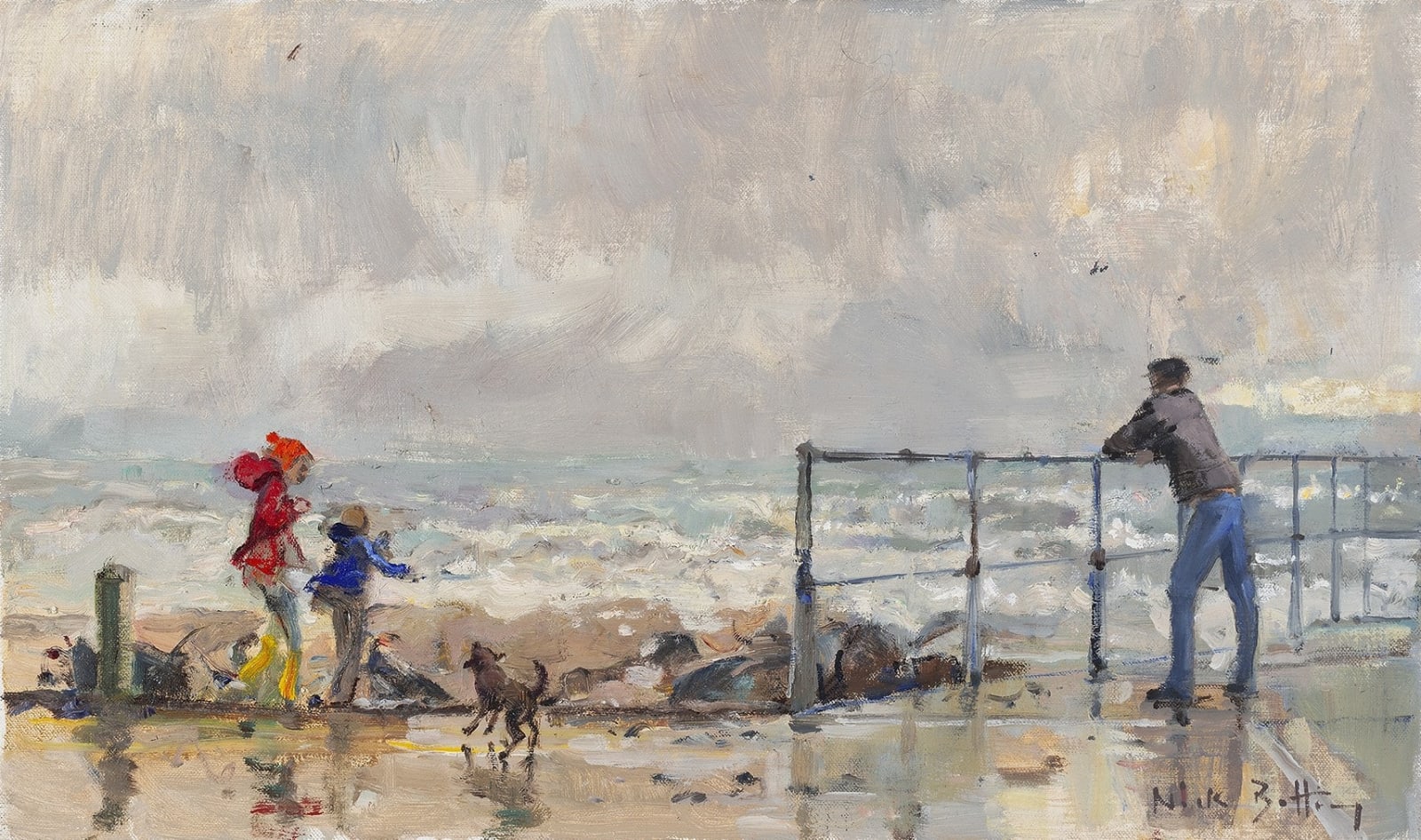 Nick Botting, 34. The wild sea