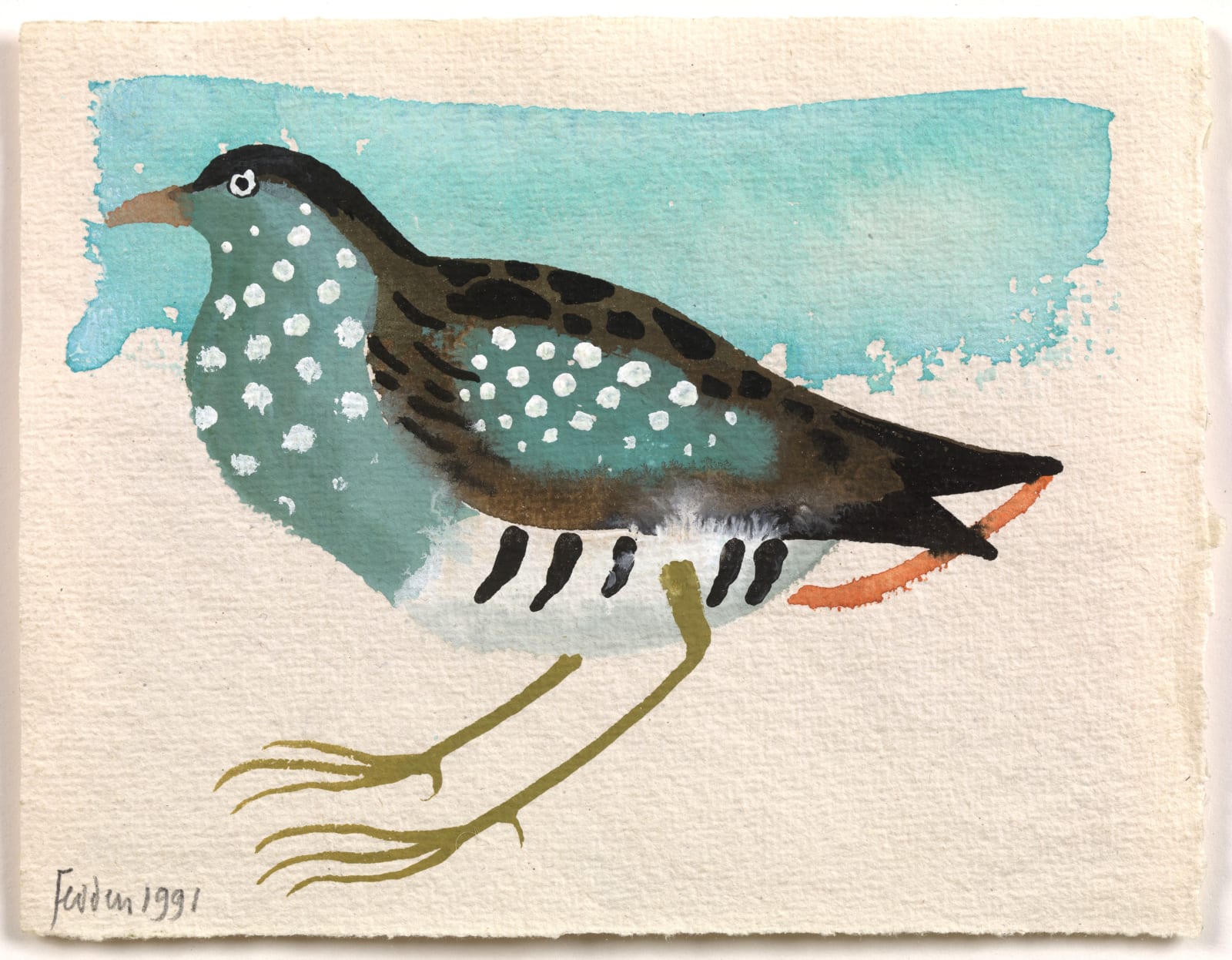 Mary Fedden, Spotted Bird, 1991