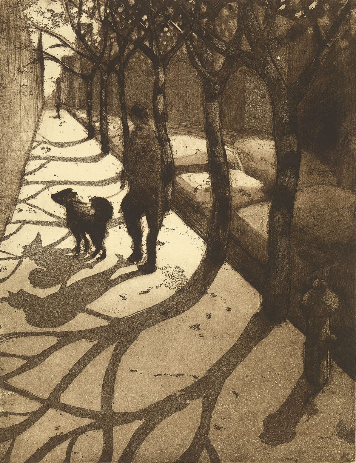 Bill Jacklin, 44. Man With Dog, NYC, 2022