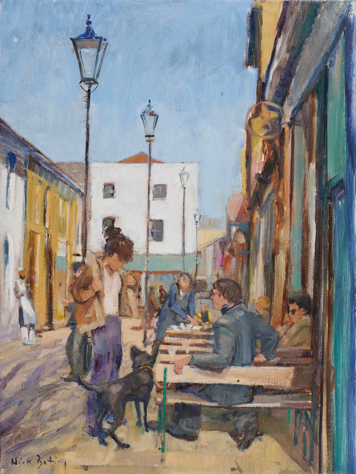Nick Botting, A Warm Winter's Day, Camden Passage