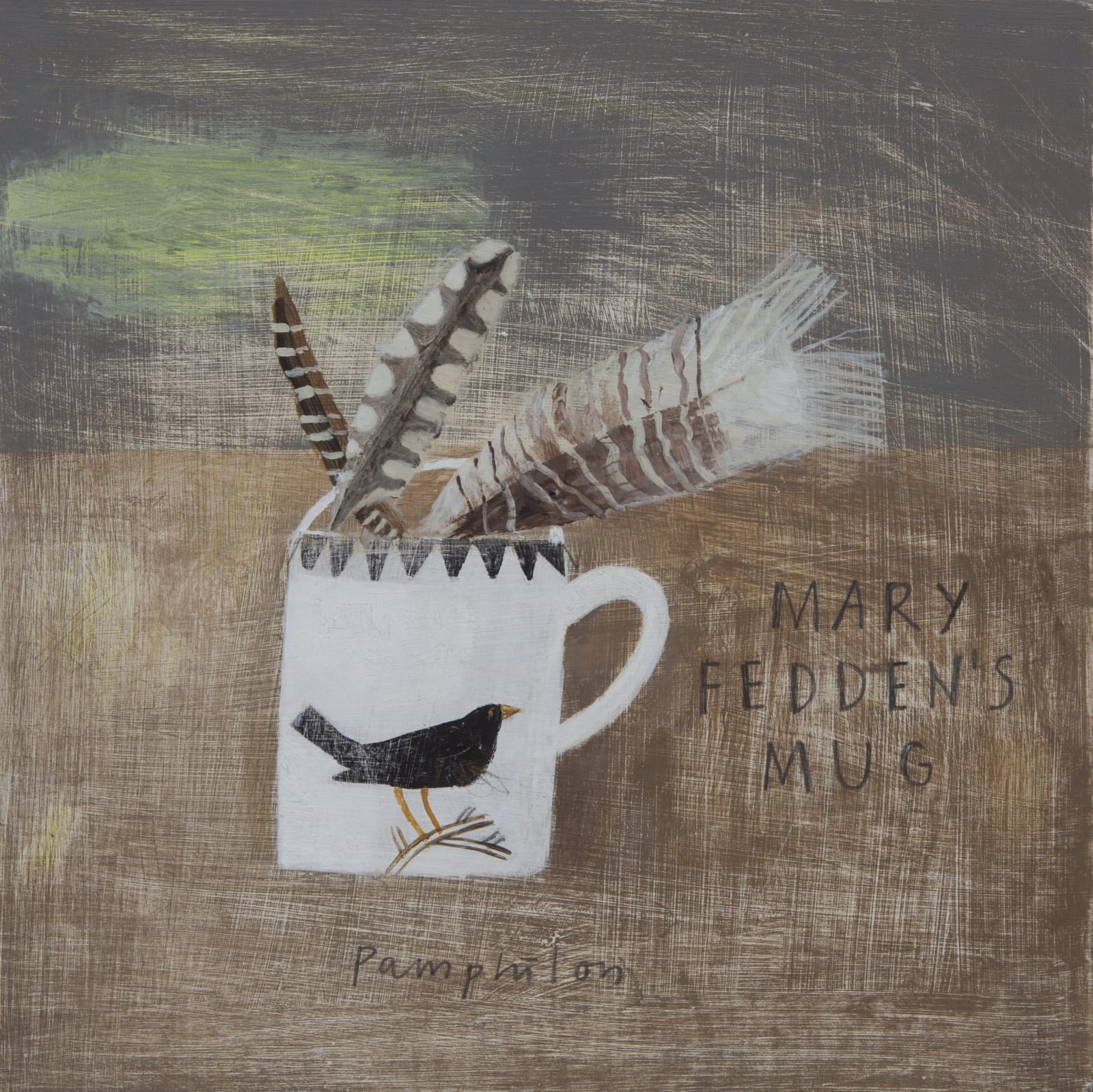 Elaine Pamphilon, Mary Fedden's Mug with Feathers