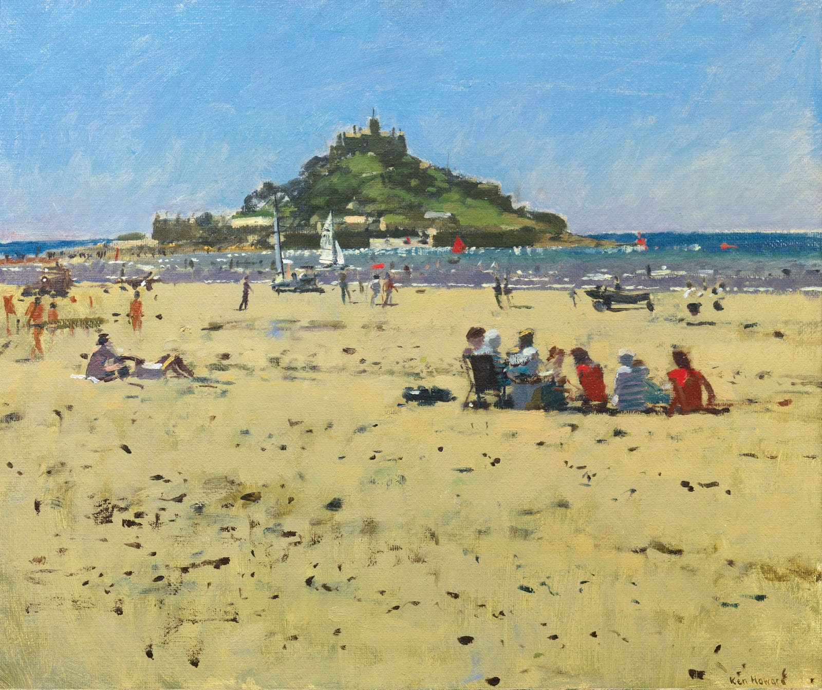 Ken Howard, St Michael's Mount, Morning, 1989