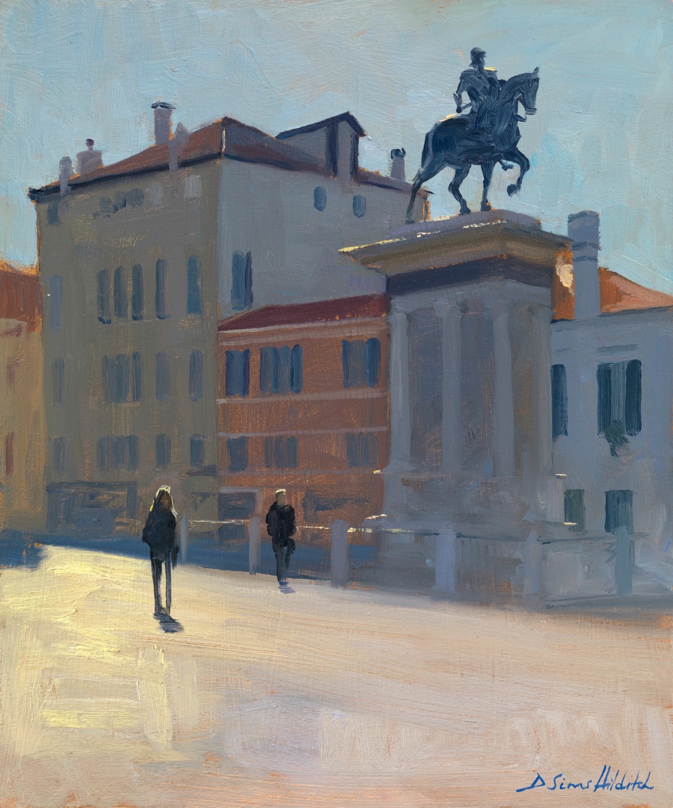 Daisy Sims Hilditch, Early morning contre jour, San Giovanni e Paolo, 2023