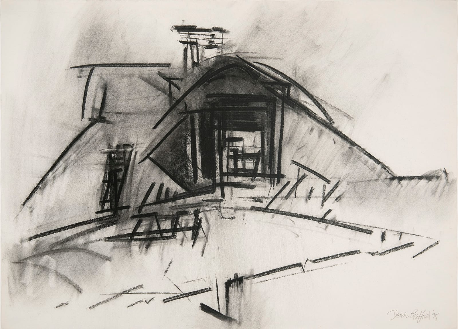 Dennis Creffield, Orford Ness Pagoda, 1995