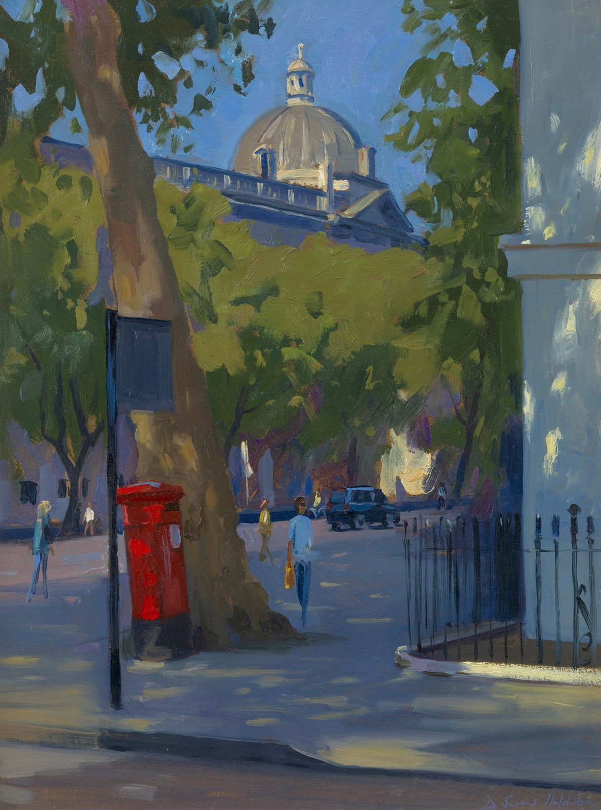 Daisy Sims Hilditch, Red letter box outside the Victoria and Albert Museum