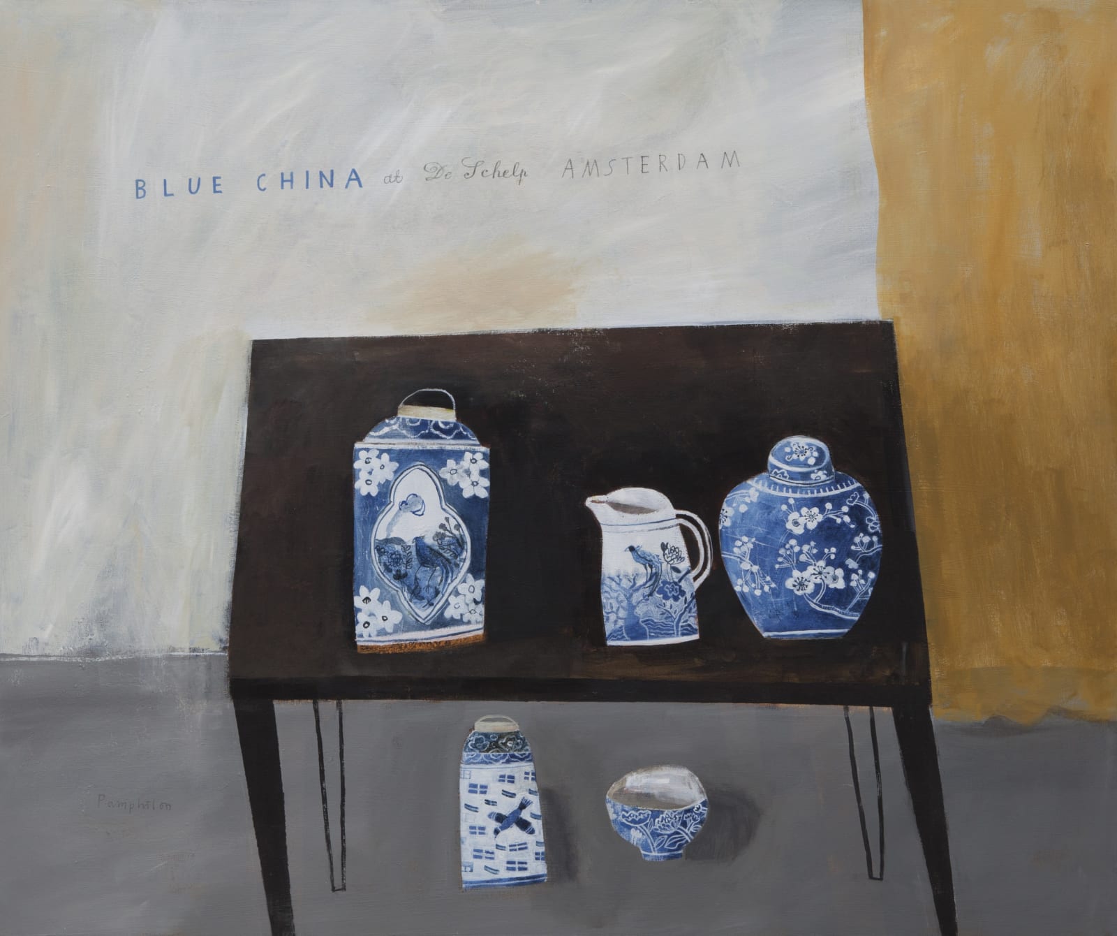 Elaine Pamphilon, Blue China at de Schelp