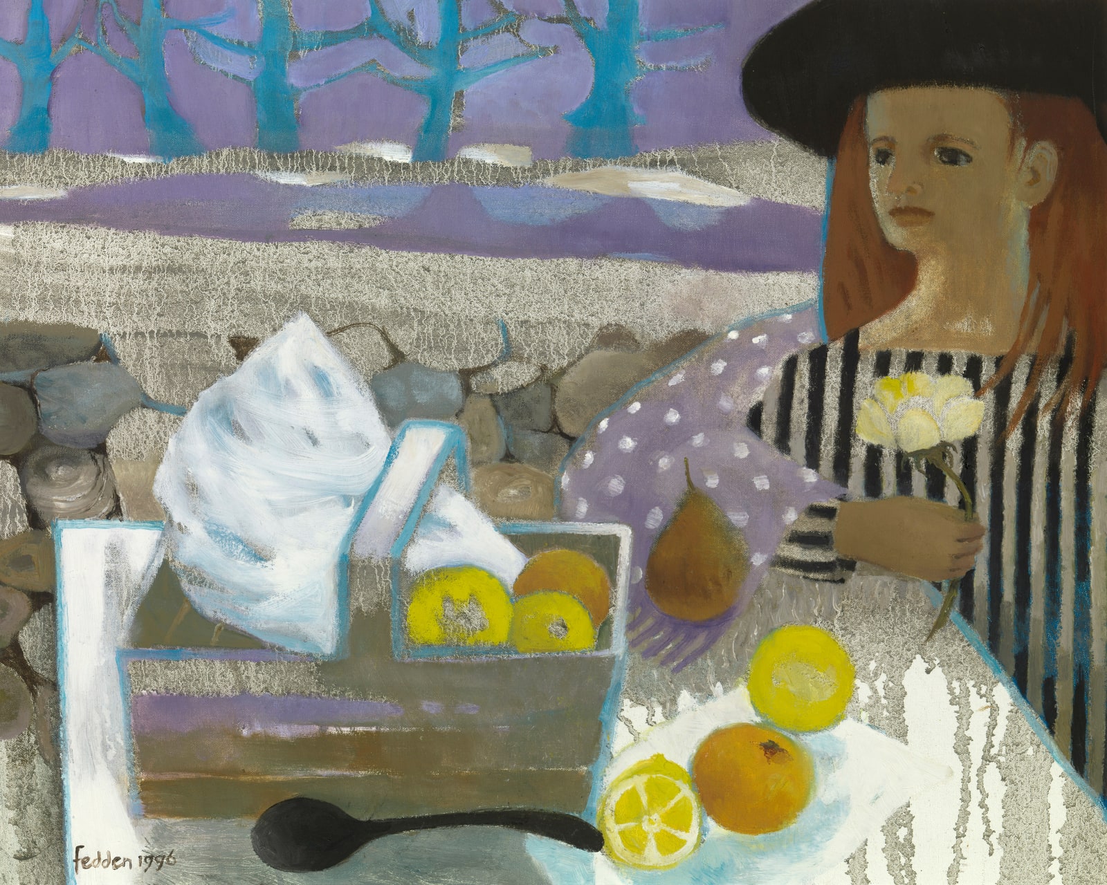 Mary Fedden, The Yellow Rose, 1996