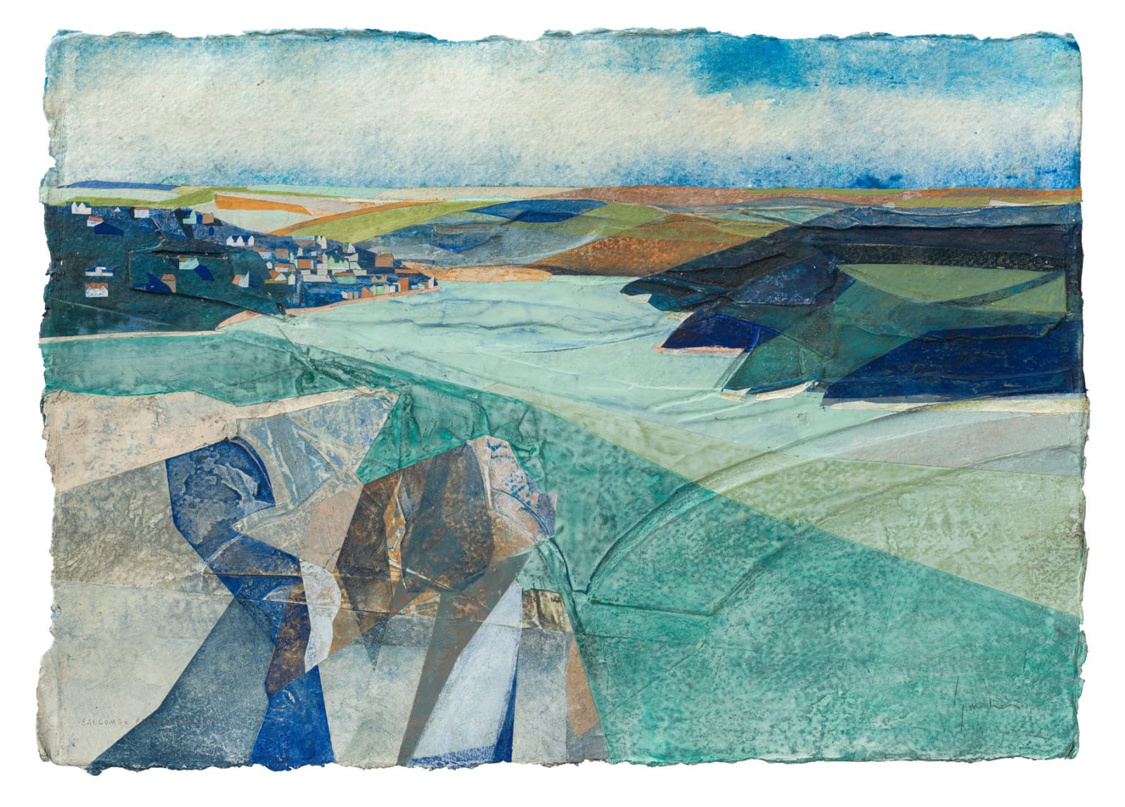 Jeremy Gardiner, Salcombe from Sharp Tor, Devon, 2023