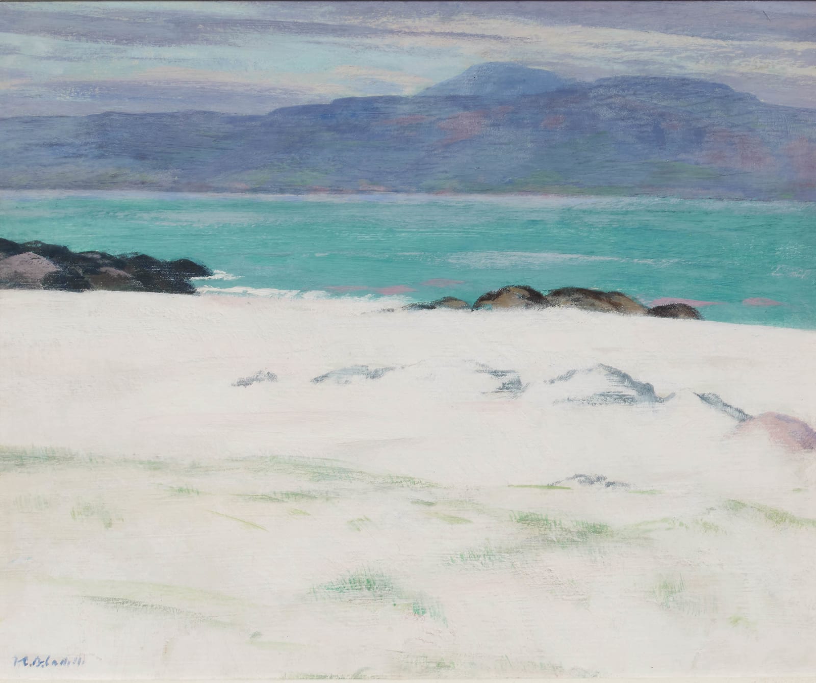 F C B Cadell, Ben More from Iona, circa 1929