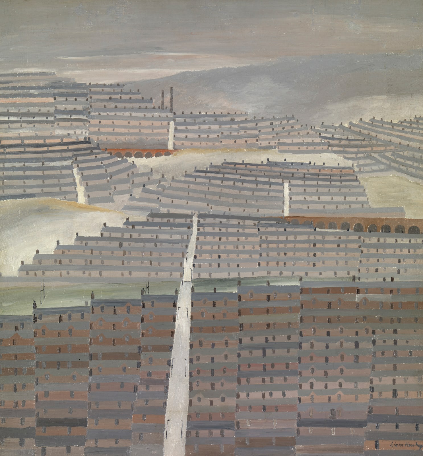 Liam Hanley, Urban Landscape III, 1971