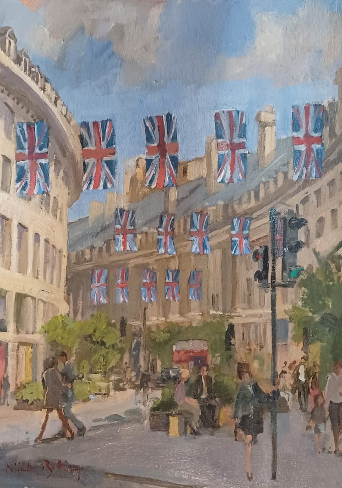 Nick Botting, Flags on Regent Street