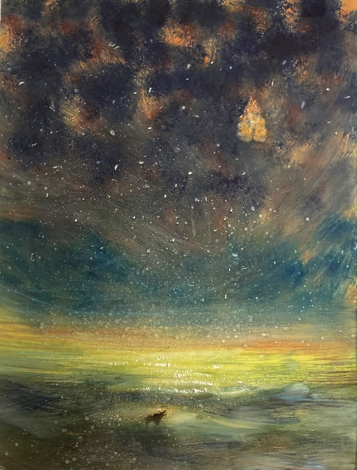 Bill Jacklin, Stars and Sea at Night J, 2017