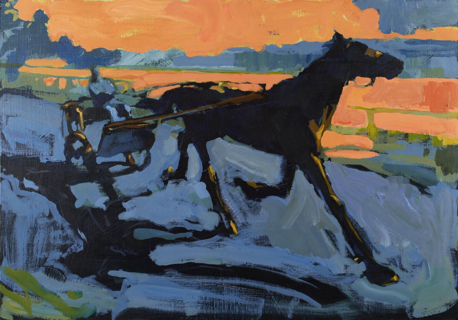 Romy Elliott, Horse and trap