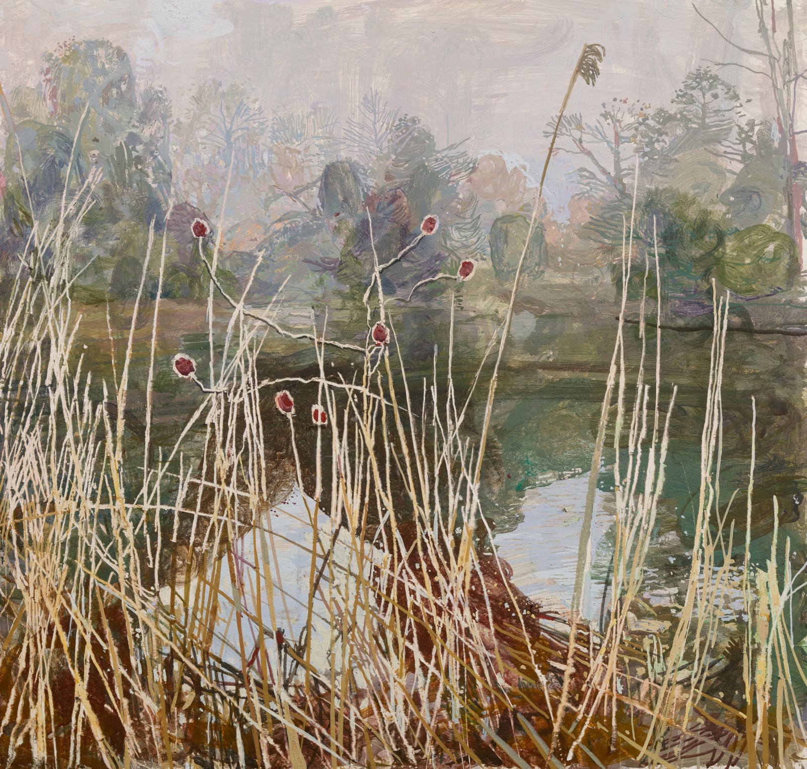 Ruth Stage, 15. Rosehips with Grasses, 2024