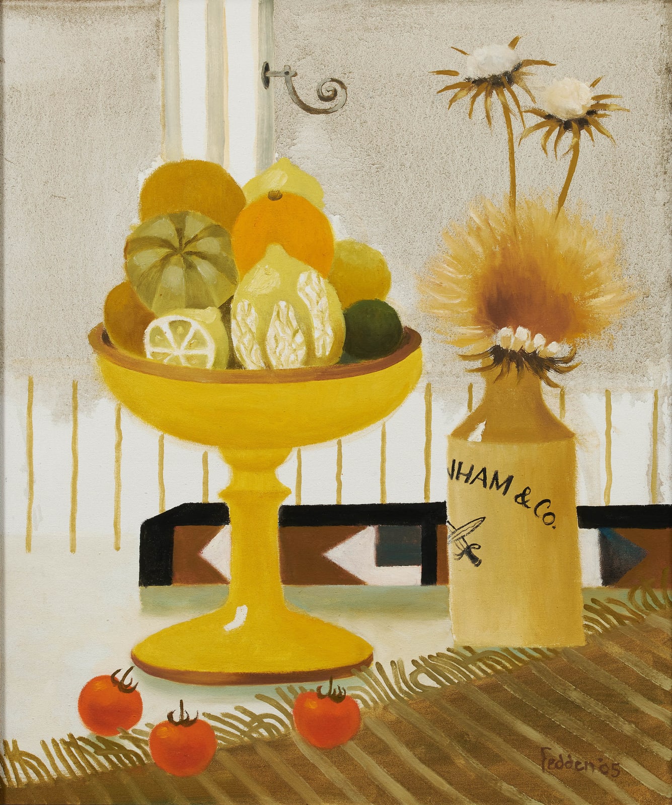 Mary Fedden, The yellow bowl, 2005
