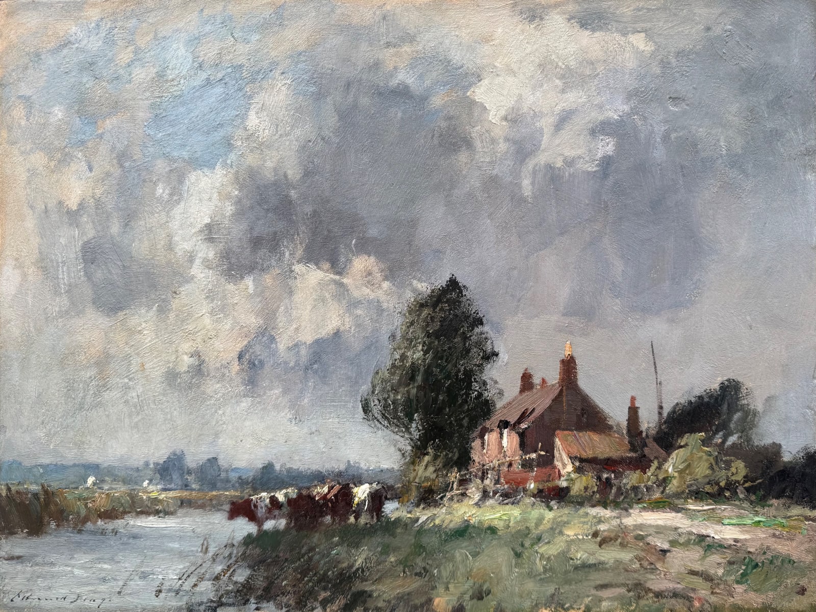 Edward Seago, A Norfolk Riverbank