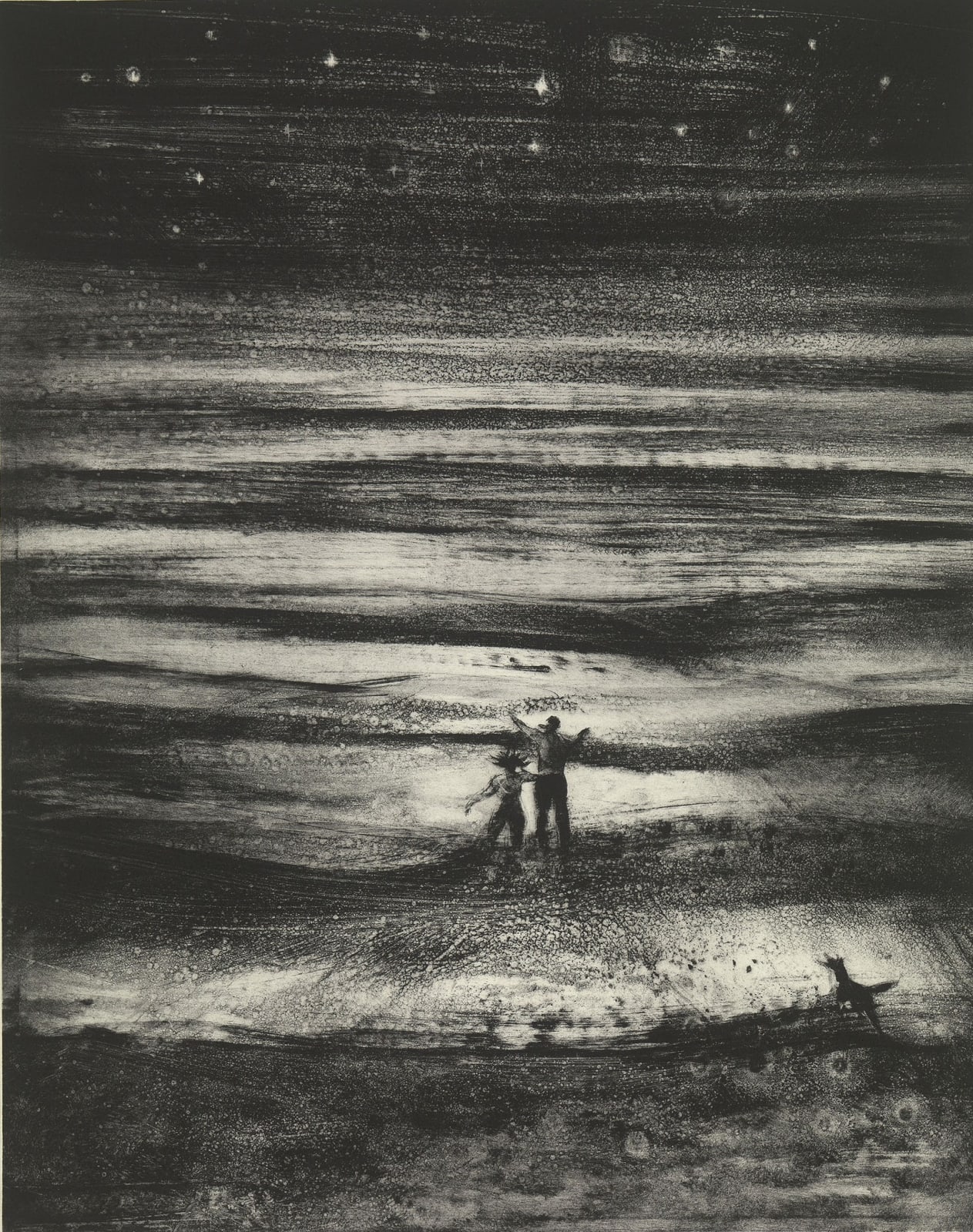 Bill Jacklin, Into the Sea at Night, 2010