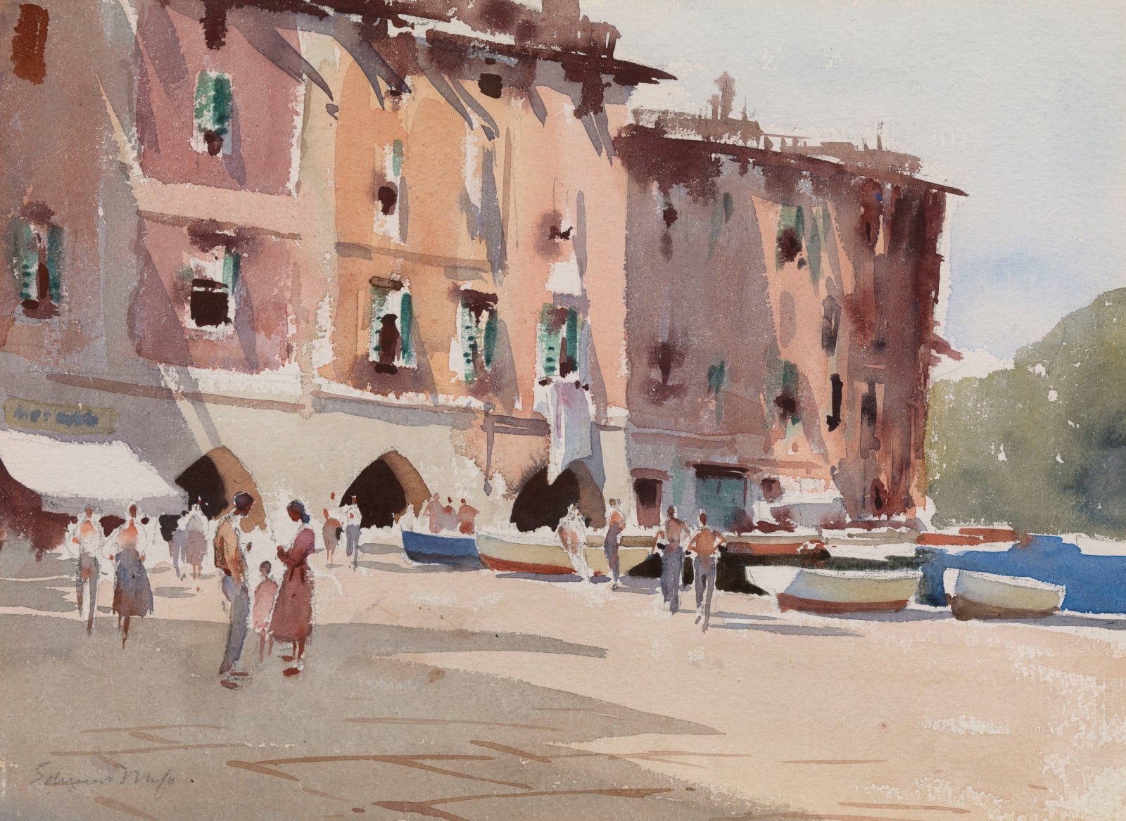 Edward Seago, Portofino, Italy