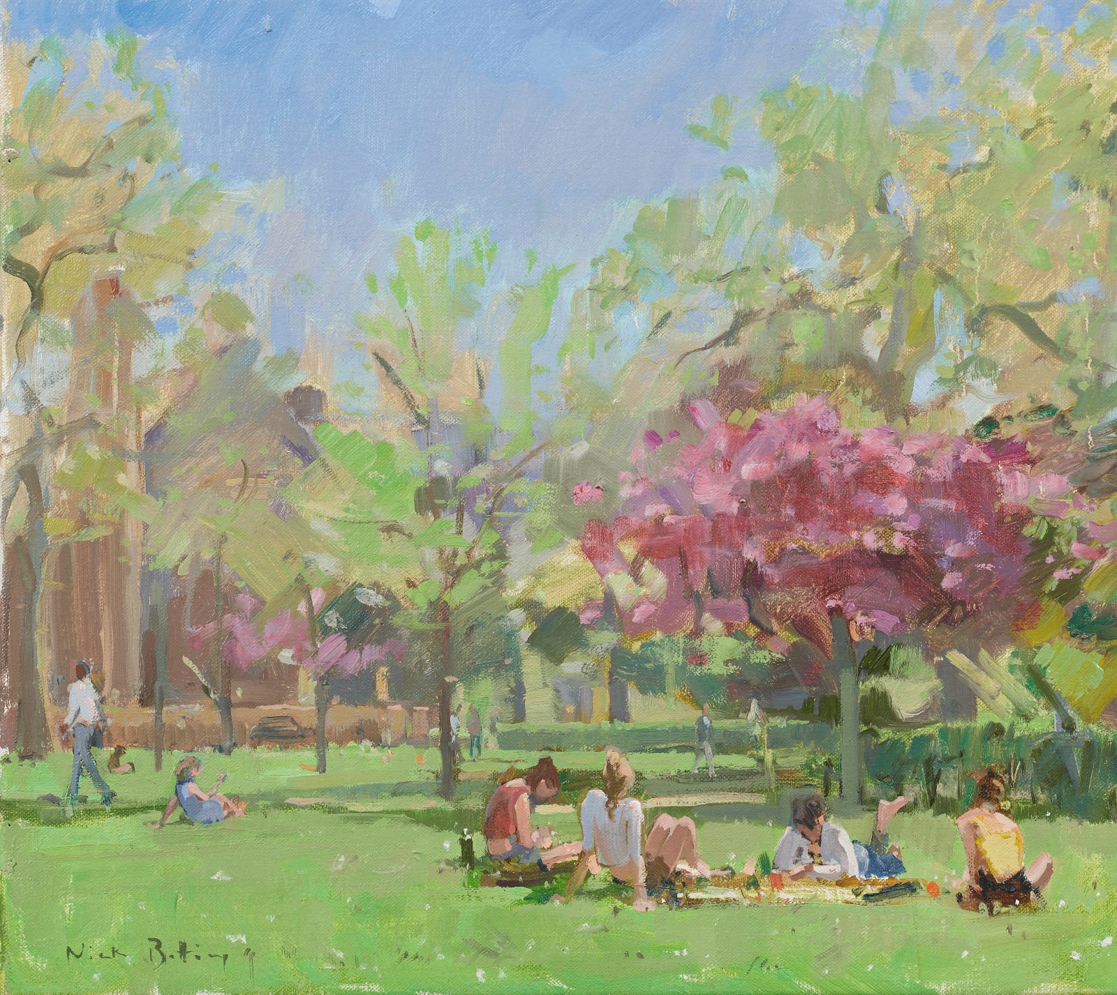 Nick Botting, Lincoln's Inn Fields, Hot Spring Day