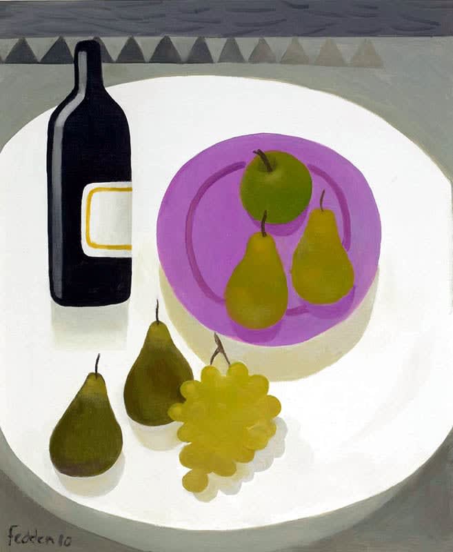 Mary Fedden, Four Pears, 2010