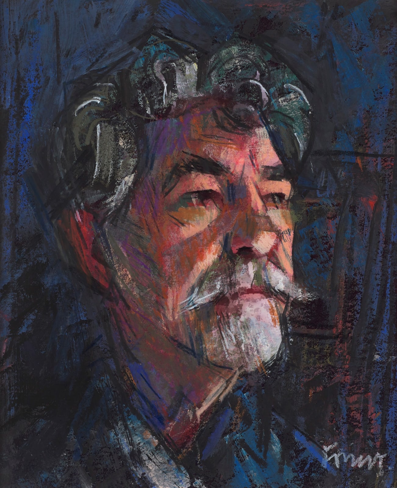 Archie Forrest, Auto Portrait after Iain Clark Snap, 2022