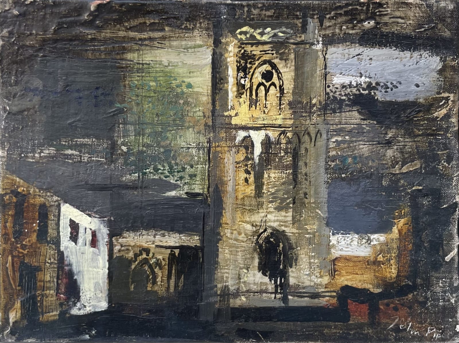 John Piper, Cathedral Square, 1947