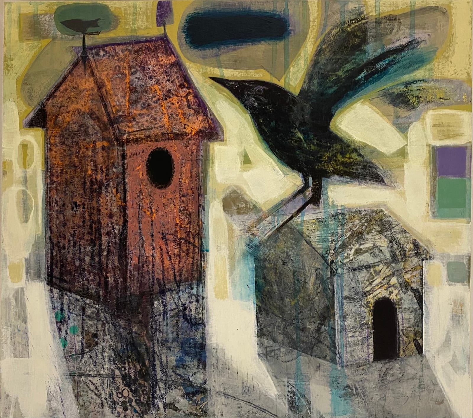 Tom Wood, Two Houses One Bird, Time to Move, 2022